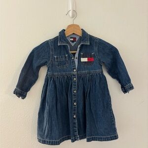 Vintage Tommy Hilfiger toddler denim dress